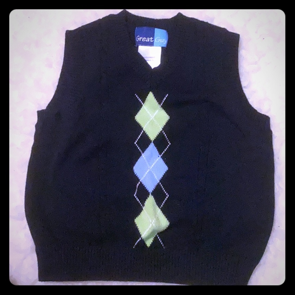 BOYS Argyle sweater vest